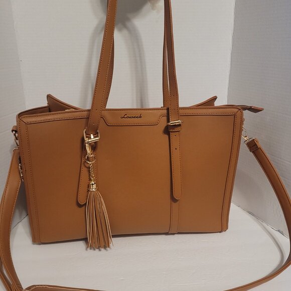 Lovelook Laptop Bag for Women Lightweight PU Laptop Tote Bag, Large Capacity... - Picture 10 of 10